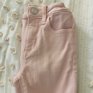 Gap girls pink skinny jeans